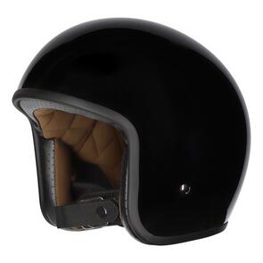 M2R PRIME BLACK ADULT OPEN FACE HELMET