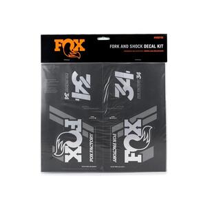 FOX DECAL 2019 AM HERITAGE FORK & SHOCK KIT - CHROME