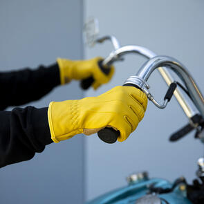 BILTWELL WORK 2.0 LEATHER GLOVE [GOLD]