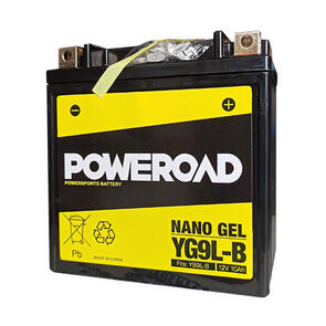 POWEROAD YG9-LB NONDG NANOGEL BATTERY ALT YB9LB 12N93B YB9LA2