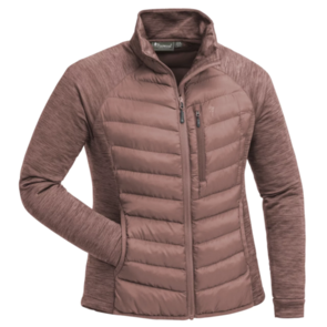 PINEWOOD ABISKO HYBRID WOMENS POWERFLEECE MARRON ROSE