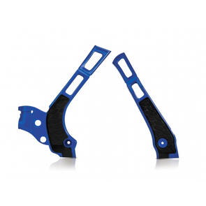 ACERBIS X-GRIP FRAME GUARDS BLUE/BLACK YZ125/250 06-25 ACERBIS