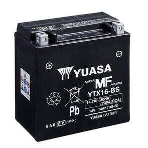 YUASA YTX16-BS NON-DG FACTORY SEALED BATTERY