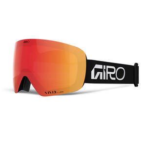 GIRO SNOW CONTOUR GOGGLES WORDMARK AF BLACK & WHITE VIVID EMBER/VIVID INFRARED
