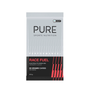 PURE - PERFORMANCE+ RACE FUEL RASPBERRY ELECTROLYTE HYDRATION 98G SACHET (10 X 98G IN BOX)