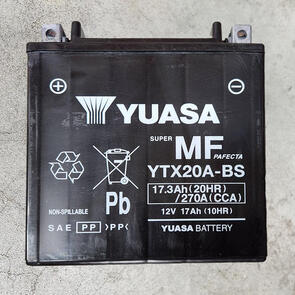 YUASA YTX20A-BS NON-DG FACTORY SEALED BATTERY