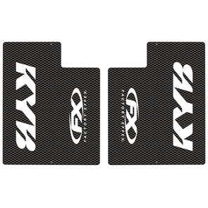 FACTORY EFFEX CARBON UPPER FORK KAYABA SHIELDS KYB/WHITE FACTORY FX