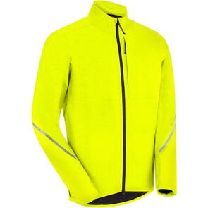 MADISON FREEWHEEL MEN'S WATERPROOF JACKET HI VIZ YELLOW