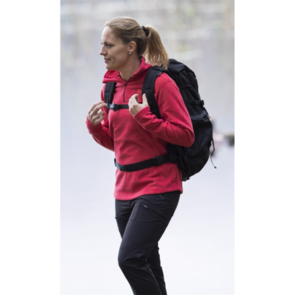 PINEWOOD TIVEDEN WOMENS FLEECE SWEATER RASPBERRY RED