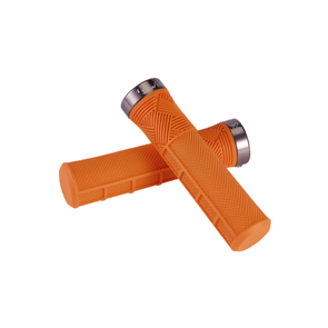 SKWI:KI SYNCRO SINGLE LOCK ON HYBRID MTB GRIP - ORANGE