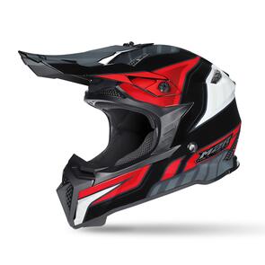 M2R X2.1 TORQUE PC-1 RED/BLACK ADULT MX/OFF ROAD HELMET