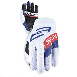 FIVE XR LITE MTB GLOVES STRIPES/WHITE