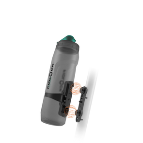 FIDLOCK TWIST 800ML ANTIBACTERIAL BOTTLE SET WITH LOGO FRONT-TRANSPARENT BLACK