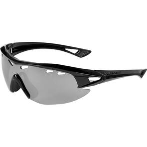 MADISON RECON GLASSES 3 LENS PACK GLOSS BLACK FRAME SILVER MIRROR/AMBER/CLEAR LENS