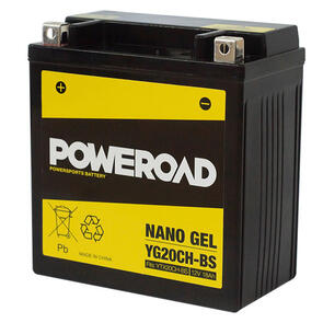 POWEROAD YG20CH-BS NON-DG NANO GEL BATTERY ALT: FTZ16BS