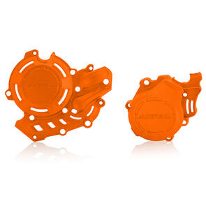ACERBIS X-POWER ENGINE CASE COVER KIT ORANGE-016 KTM