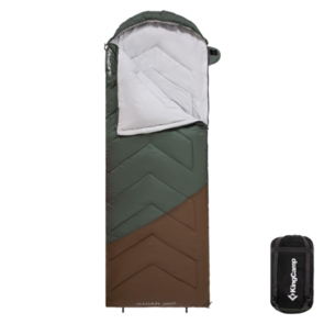 KINGCAMP RADAR 250 HOODED SLEEPING BAG GREEN