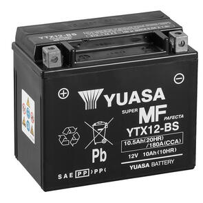 YUASA YTX12-BS NON-DG FACTORY SEALED BATTERY