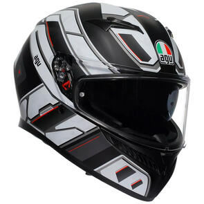 AGV K3 HELMET [RIVIA MATT BLACK/WHITE]