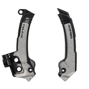 ACERBIS X-GRIP FRAME GUARDS BLACK/GREY HUSQVARNA ACERBIS