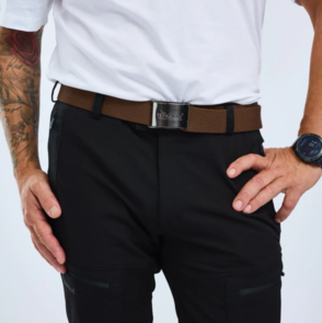 PINEWOOD CANVAS BELT BROWN