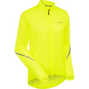 MADISON FLUX 2L ULTRA-PACKABLE WATERPROOF JACKET, WOMEN'S, HI-VIZ YELLOW