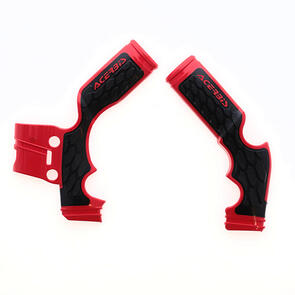ACERBIS X-GRIP FRAME GUARDS RED/BLACK GAS GAS MC65 21-23 ACERBIS