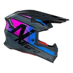 NITRO MX710 ONYX HELMET [BLACK/PINK/BLUE]