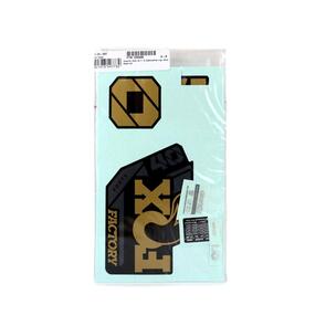 FOX DECAL KIT 2025 40 F-S KASHIMA/GRAY LOGO SHINY BLK FORK