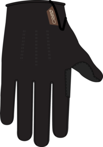 GIRO D'WOOL GLOVES BLACK
