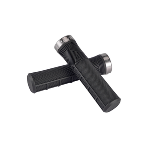 SKWI:KI SYNCRO SINGLE LOCK ON HYBRID MTB GRIP - BLACK
