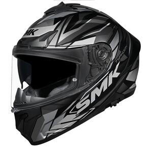 SMK TYPHOON HELMET RIVAL MATTE BLK/GRY