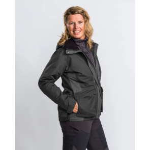 PINEWOOD WOMENS DOGSPORTS JACKET 2.0 BLACK/DARK ANTHRACITE