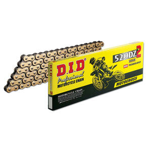 DID 520DZ2 X 118RB G&B SOLID BUSH CHAIN W/ RJ CLIP LINK DID