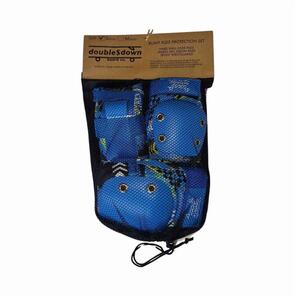 DOUBLE$DOWN BUMP SET KIDS SKATE PROTECTION KIT BLUE