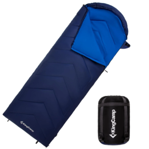 KINGCAMP HURON 250 HOODED SLEEPING BAG NAVY