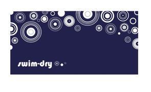 SWIM-DRY SEA BREEZE TOWEL CIRCLE NAVY