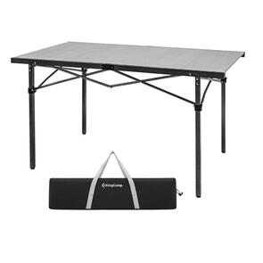 KINGCAMP GRANITE ALUMINUM FOLDING TABLE