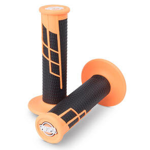 PROTAPER LOCK ON GRIPS 1/2 WAFFLE NEON-ORANGE/BLACK