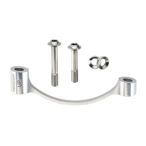 TRICKSTUFF ADAPTER POST MOUNT 20 SILVER, TITANIUM BOLTS