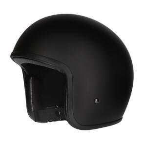 M2R PRIME MATTE BLACK ADULT OPEN FACE HELMET