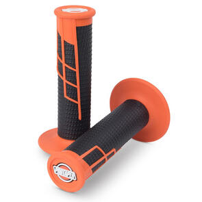 PROTAPER LOCK ON GRIPS 1/2 WAFFLE ORANGE/BLACK