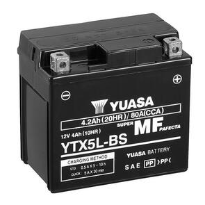 YUASA YTX5L-BS NON-DG FACTORY SEALED BATTERY