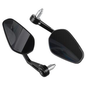 REVOLUTION BAR END/CLAMP ON MIRRORS DIAMOND (PAIR) REVOLUTION