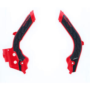 ACERBIS X-GRIP FRAME GUARDS RED/BLACK HUSQVARNA/GAS GAS ACERBIS
