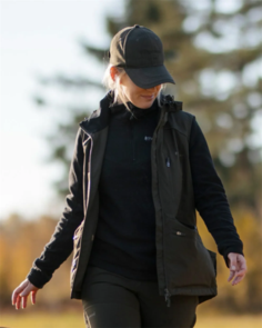 PINEWOOD TIVEDEN WOMENS FLEECE SWEATER BLACK