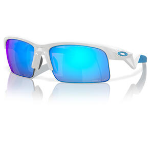 OAKLEY YOUTH CAPACITOR SUNGLASSES POLISHED WHITE W/PRIZM SAPPHIRE