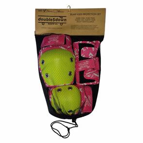 DOUBLE$DOWN BUMP SET KIDS SKATE PROTECTION KIT PINK