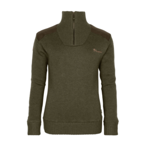 PINEWOOD HURRICANE KNITTED WOMENS SWEATER – DARK GREEN