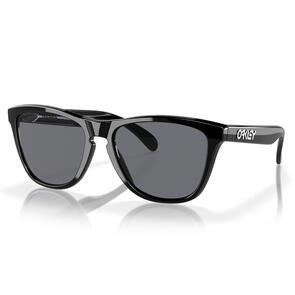 OAKLEY FROGSKIN SUNGLASSES POLISHED BLACK W/ GREY OAKLEY